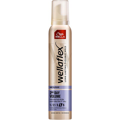 Wellaflex tužidlo 2n Day Volume č4 200ml | Kosmetické a dentální výrobky - Vlasové kosmetika - Laky, gely a pěnová tužidla na vlasy